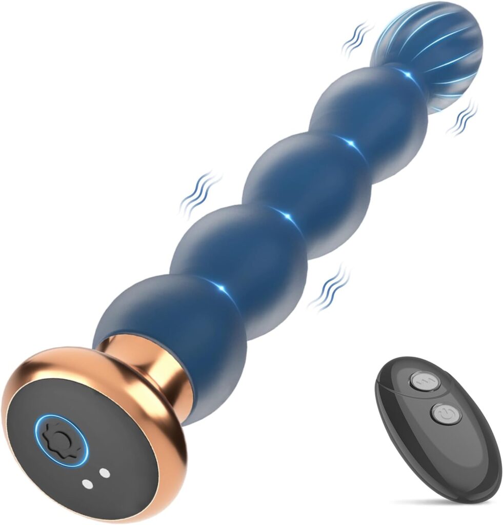 vibrating anal beads with remote control